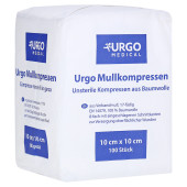 URGO MULLKOMPRESSEN 10x10 cm unsteril (PZN 6187927)