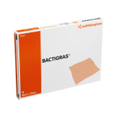 BACTIGRAS antiseptische Paraffingaze 10x10 cm (PZN 8407379)
