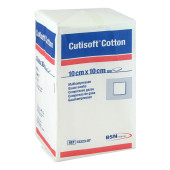 CUTISOFT Cotton Kompr.10x10 cm unster.12fach (PZN 3896907)
