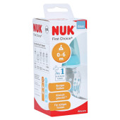 NUK First Choice+ Glasfl.Silikonsaug.Gr.1 S 120 ml (PZN 9925366)