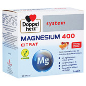 DOPPELHERZ Magnesium 400 Citrat system Granulat (PZN 3979800)