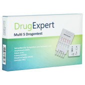 DRUG EXPERT Multi 5 AMP COC MDMA MOR THC Teststr. (PZN 15426561)
