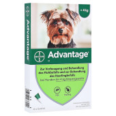 ADVANTAGE 40 mg Lösung Hunde bis 4 kg (PZN 8613305)