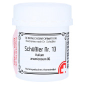 SCHÜSSLER Nr.13 Kalium arsenicosum D 6 Tabletten (PZN 11031831)