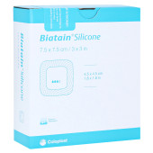 BIATAIN Silicone Schaumverband 7,5x7,5 cm (PZN 11587072)