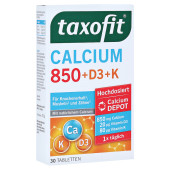 TAXOFIT Calcium 850+D3+K Depot Tabletten (PZN 15589228)