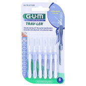 GUM TRAV-LER 0,6mm Kerze hellblau Interdentalbür. (PZN 11348114)