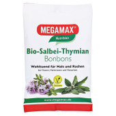 MEGAMAX Bio Salbei-Thymian Bonbons (PZN 13585551)