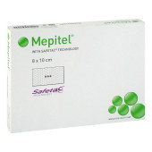 MEPITEL Silikon Netzverband 8x10 cm steril (PZN 13707847)