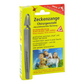 ZECKENZANGE Chirurgenstahl geriffelt – PZN 11727596 (PZN 11727596)