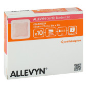 ALLEVYN Gentle Border Lite 7,5x7,5 cm Schaumverb. (PZN 11137570)