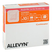 ALLEVYN Gentle Border Lite 5x5 cm Schaumverb. (PZN 11691763)