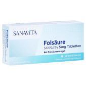 Folsäure Sanavita 5mg (PZN 14416342)