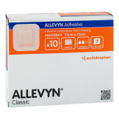 ALLEVYN Adhesive 7,5x7,5 cm haftende Wundauflage (PZN 11229792)