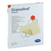 GRASSOLIND Salbenkompressen 10x10 cm steril (PZN 12892541)