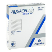 AQUACEL Ag Extra 10x10 cm Kompressen (PZN 10267744)