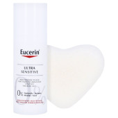 Eucerin UltraSensitive Beruhigende Pflege für trockene Haut + gratis Konjac-Schwamm (PZN 10268672)