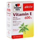 DOPPELHERZ Vitamin E 600 N Weichkapseln (PZN 10057811)