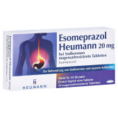 Esomeprazol Heumann 20mg bei Sodbrennen (PZN 11102962)