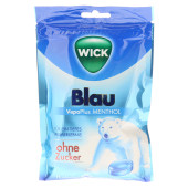 WICK BLAU Menthol Bonbons o.Zucker Beutel (PZN 12595323)