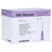 Sterican Kan√Љlen Luer-lok 0,55x25 mm Gr. 17 lila (PZN 2050841)