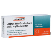 Loperamid-ratiopharm akut 2mg (PZN 251191)