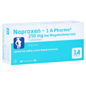 Naproxen-1A Pharma 250mg bei Regelschmerzen (PZN 9245022)