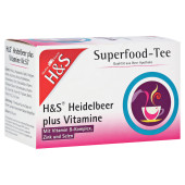 H&S Heidelbeer plus Vitamine Filterbeutel (PZN 13901354)