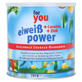 FOR YOU eiwei√Я power Erdbeere (PZN 6147566)