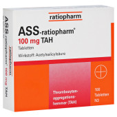 ASS-ratiopharm 100mg TAH вАУ PZN 1343682 (PZN 1343682)