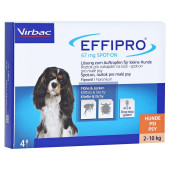 EFFIPRO 67 mg Pip.Lsg.z.Auftropf.f.kl.Hunde (PZN 5507689)