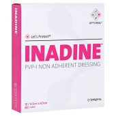 INADINE Salbengaze m. PVP Iod. 9,5x9,5cm (PZN 7584211)