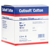 CUTISOFT Cotton Kompr.7,5x7,5 cm ster.12fach (PZN 3896729)