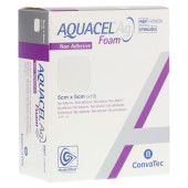 AQUACEL Ag Foam nicht adh√§siv 5x5 cm Verband (PZN 9060191)