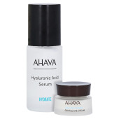 HYALURONIC Acid Serum + gratis AHAVA gentle eye cream 15 ml (PZN 17390413)