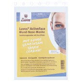 LUVOS ActiveFace Mund-Nase-Maske Gr.1 blaugem. (PZN 16679815)