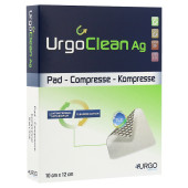 URGOCLEAN Ag Vlieskomp.10x12 cm steril (PZN 11370013)