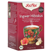 YOGI TEA Ingwer Hibiskus Bio Filterbeutel (PZN 9687671)
