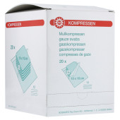 MULLKOMPRESSEN 10x10 cm steril 12fach (PZN 7385894)