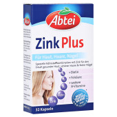 Abtei Zink Plus N√§hrstoff Kapseln (PZN 3847932)
