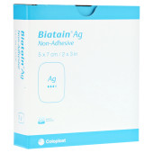 BIATAIN Ag Schaumverband 5x7 cm nicht haftend (PZN 10781955)