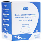 VLIESKOMPRESSEN 10x10 cm steril 6fach (PZN 4793859)