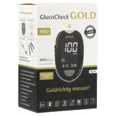 GLUCOCHECK GOLD Blutzuckermessger√§t Set mg/dl (PZN 11864873)