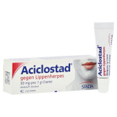 Aciclostad gegen Lippenherpes 50mg pro 1g (PZN 6873114)