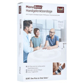 BORT ManuBasic Bandage rechts L silber (PZN 7670086)