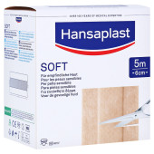HANSAPLAST Soft Pflaster 6 cmx5 m Rolle (PZN 8861345)