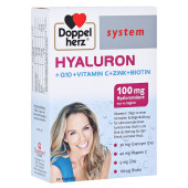 Doppelherz system Hyaluron + Q10 + Vitamin C + Zink + Biotin (PZN 10757454)