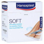 HANSAPLAST Soft Pflaster 4 cmx5 m Rolle (PZN 9678063)