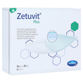 ZETUVIT Plus extrastarke Saugkompr.steril 10x10 cm (PZN 7558337)