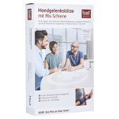 BORT Handgelenkst√Љtze m.Aluschiene li.L schwarz (PZN 5539465)